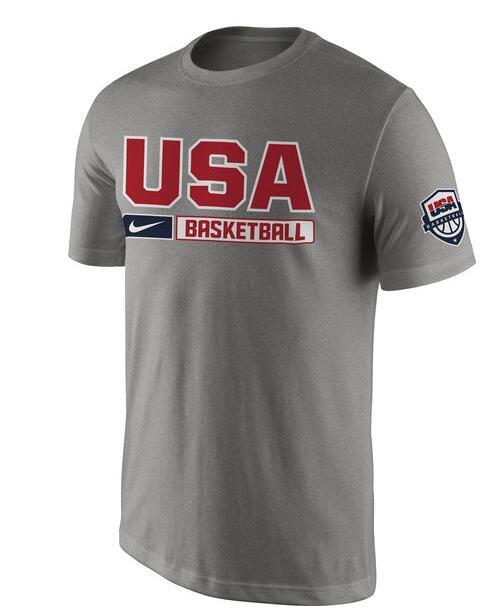 Men's USA Basketball Nike Gray Practice T-Shirt,We sell and wholesale Men's USA Basketball Nike Gray Practice T-Shirt on line form chian!